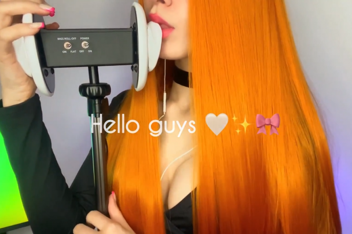SOLY ASMR 毛妹极致舔耳 – ASMR云视听
