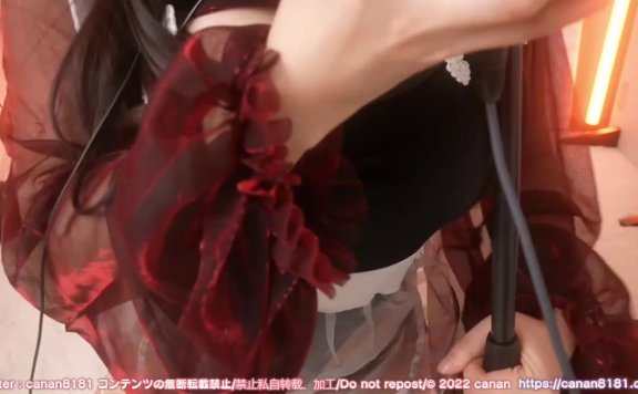 【実写耳舐め】Halloween!キョンシー風チャイナメイド娘♡お菓子をくれてもお耳を悪戯しちゃうぞ♡【KU100_ASMR_Ear licking】 – 20221031