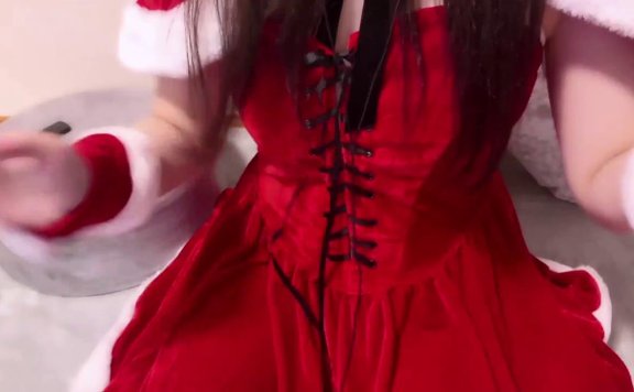 【実写ASMR】セクシーサンタさんコスプレ耳舐め♡ – 20221224-lcoser